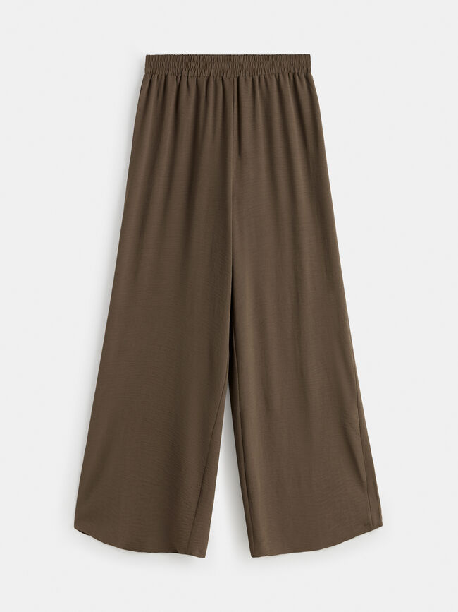 PANTALON ANCHO FLUIDO Trufa