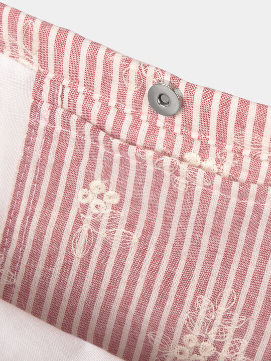 BOLSO ESTAMPADO BORDADO Crudo image number null