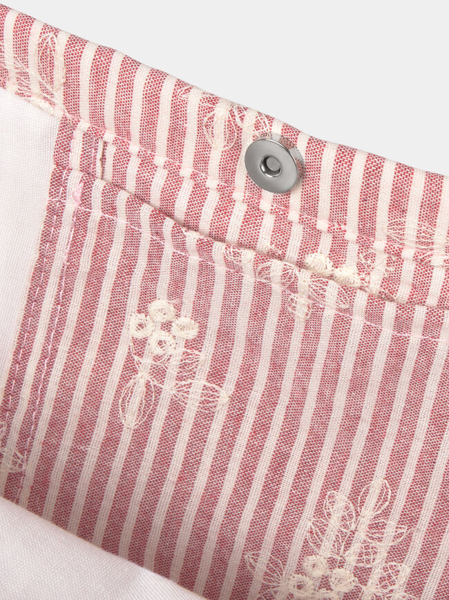 BOLSO ESTAMPADO BORDADO Crudo