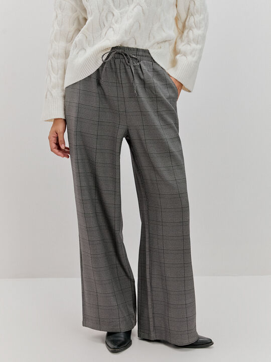 PANTALÓN PALAZZO Piedra image number null