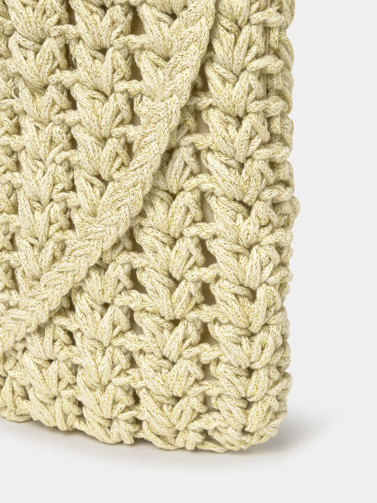 FUNDA PORTAMOVIL CROCHET Crudo image number null
