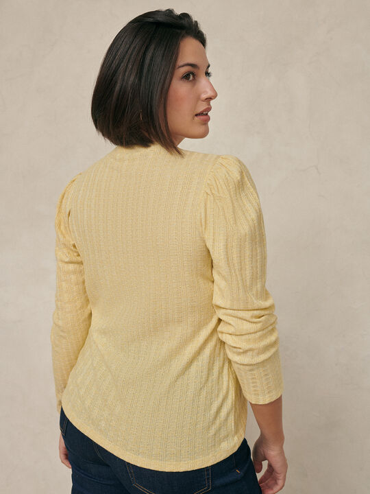 CAMISETA PUNTO Amarillo image number null
