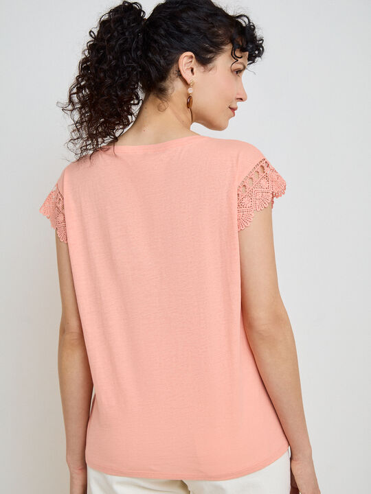 CAMISETA DETALLE Salmon image number null