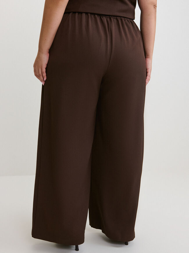 PANTAL&Oacute;N CONJUNTO CHALECO Chocolate