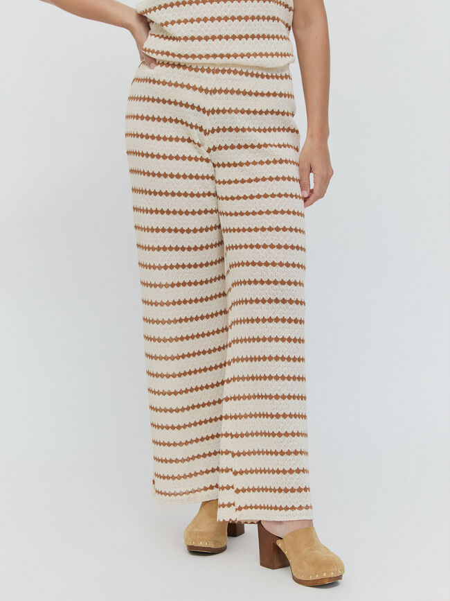 PANTALON RAYAS Crudo