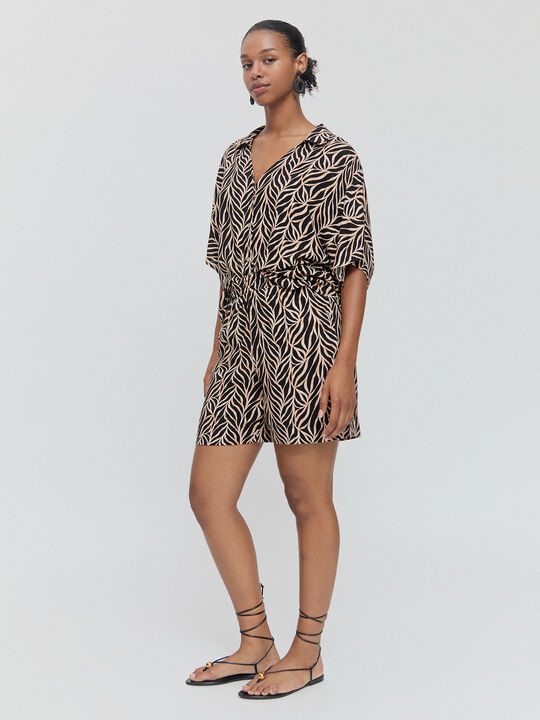 short estampado Negro image number null