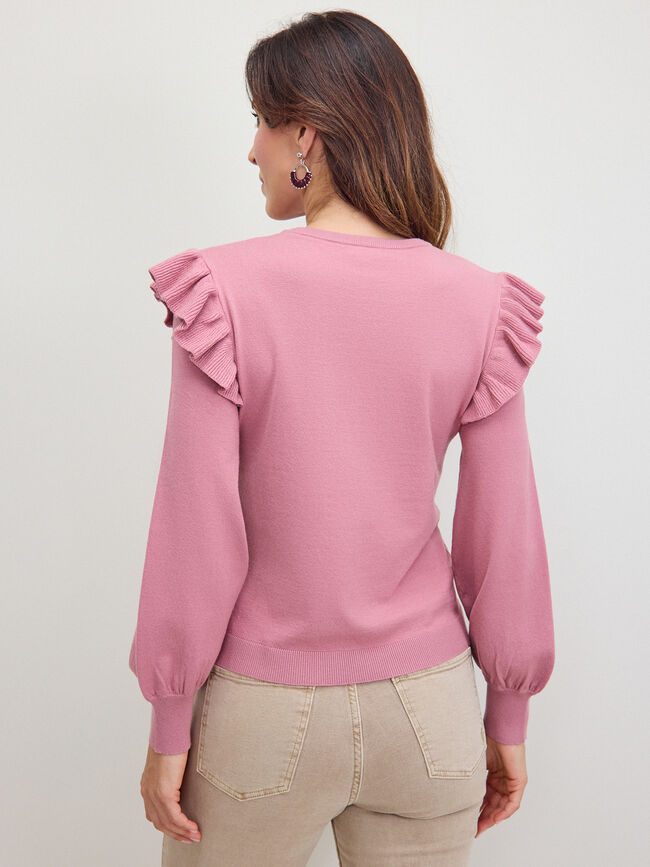 JERSEY VOLANTES rosa blush