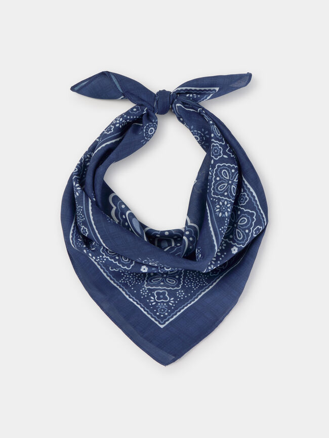 PA&Ntilde;UELO ALGOD&Oacute;N ESTAMPADO Azul Noche