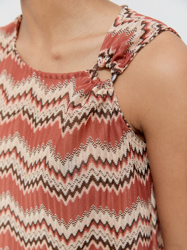 TOP ANILLA Marron