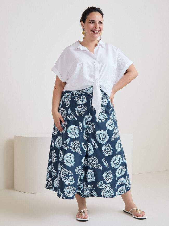 FALDA PANTAL&Oacute;N Azul Marino