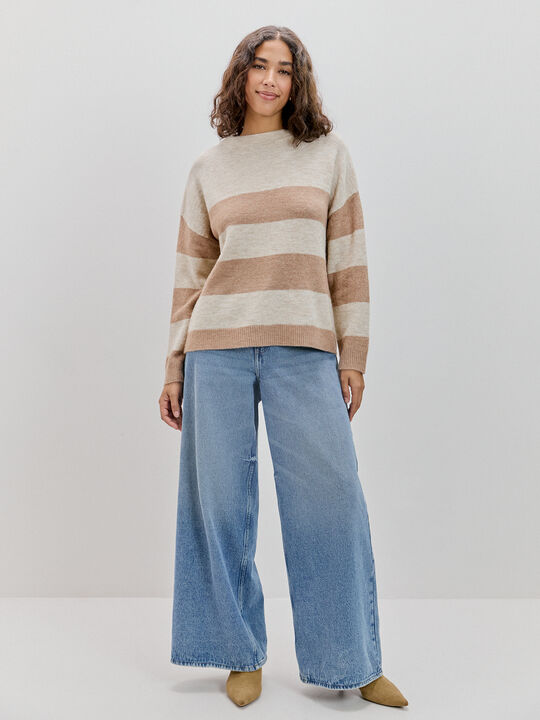 JERSEY RAYA ANCHA Beige image number null