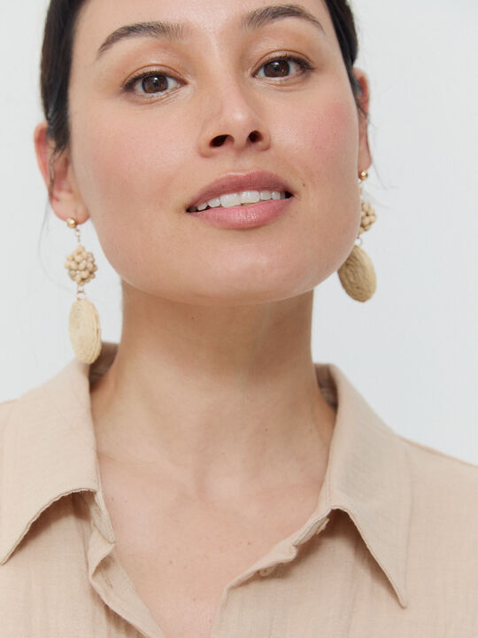 CAMISA RUSTICA Beige Tostado image number null