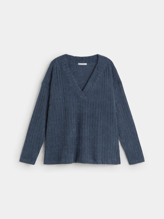 JERSEY DETALLE TEXTURA Indigo image number null