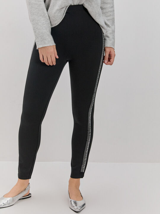 LEGGING DETALLE LATERAL Negro image number null