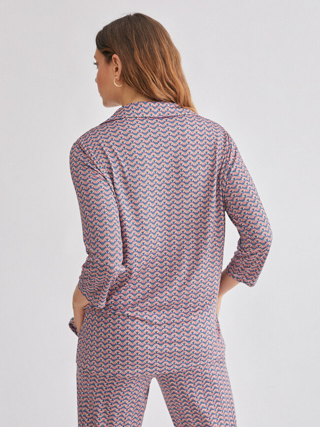 Camisa Rosa Oscuro