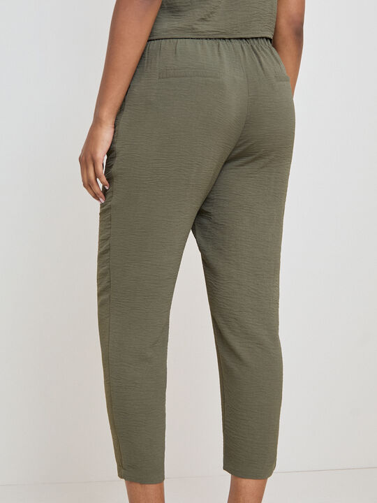 PANTAL&Oacute;N JOGGER FLUIDO Kaki image number null