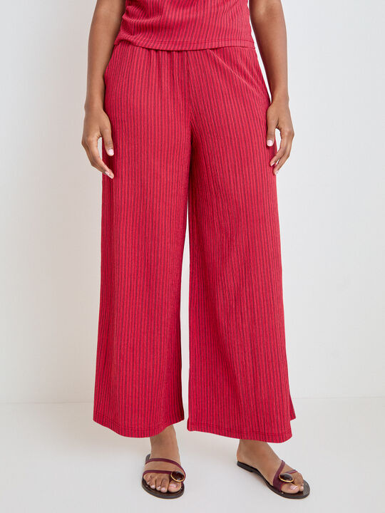 PANTAL&Oacute;N RAYA ROJA Rojo image number null