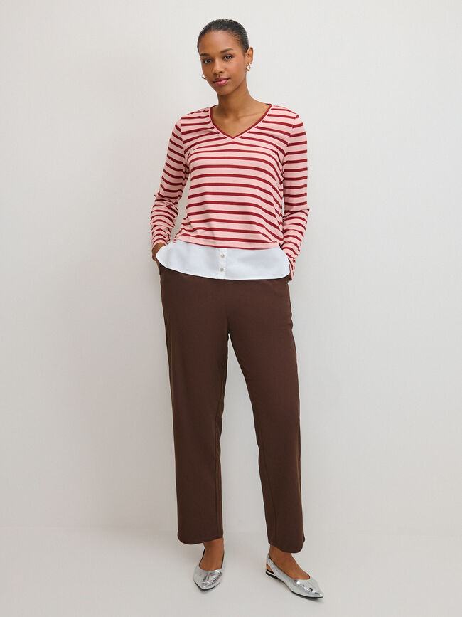 PANTALON JOGGER BOTONES Vison