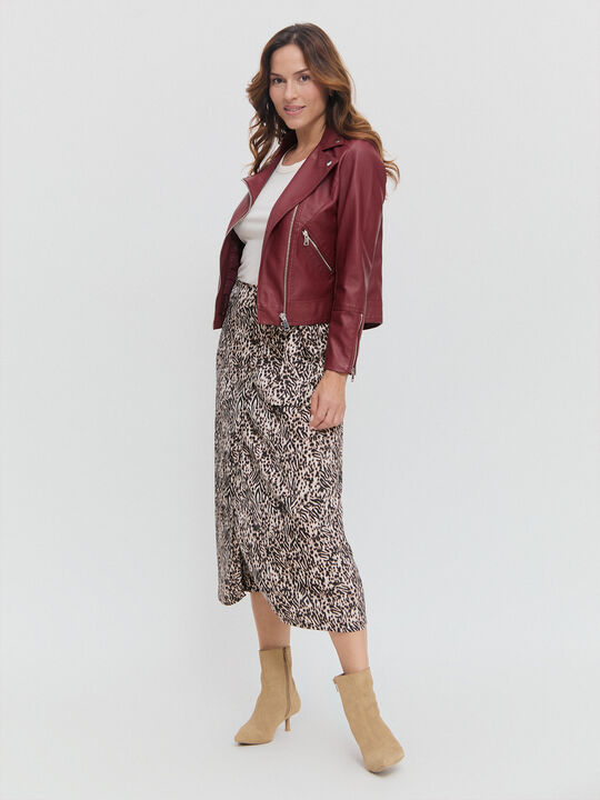 FALDA PAREO LARGA Marron image number null