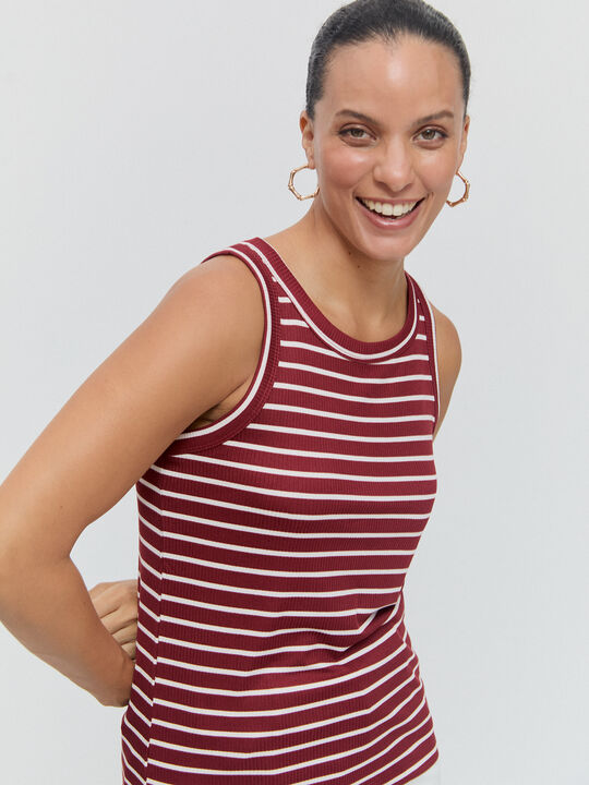 TOP ESTAMPADO Rayas 1 image number null