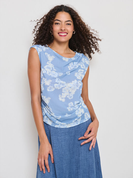 CAMISETA TUL DRAPEADOS M/C Estampado 1 image number null
