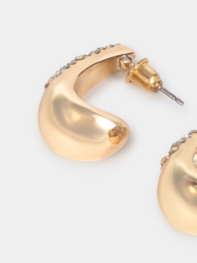 PENDIENTES DORADOS BRILLO Oro