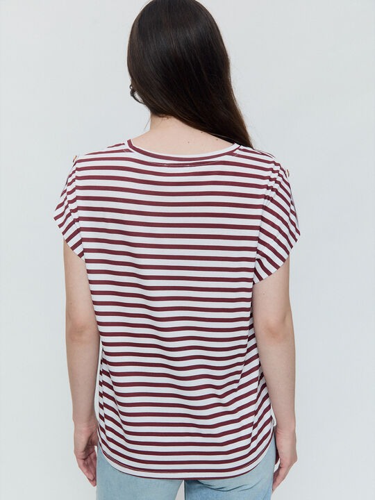 CAMISETA BOTONES TRABILLA Rayas 2 image number null