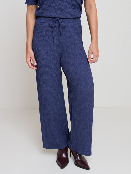 PANTALON TEXTURA Indigo blush image number null