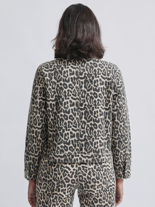 CAZADORA CORTA ESTAMPADA Estampado 3 image number null
