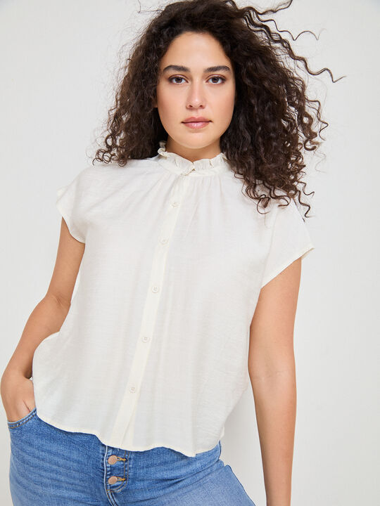 CAMISA MANGA CAIDA Crudo image number null