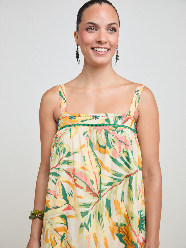 VESTIDO VOLUMEN Crudo
