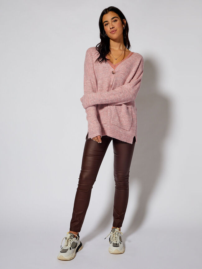 CARDIGAN TRICOT Rosa