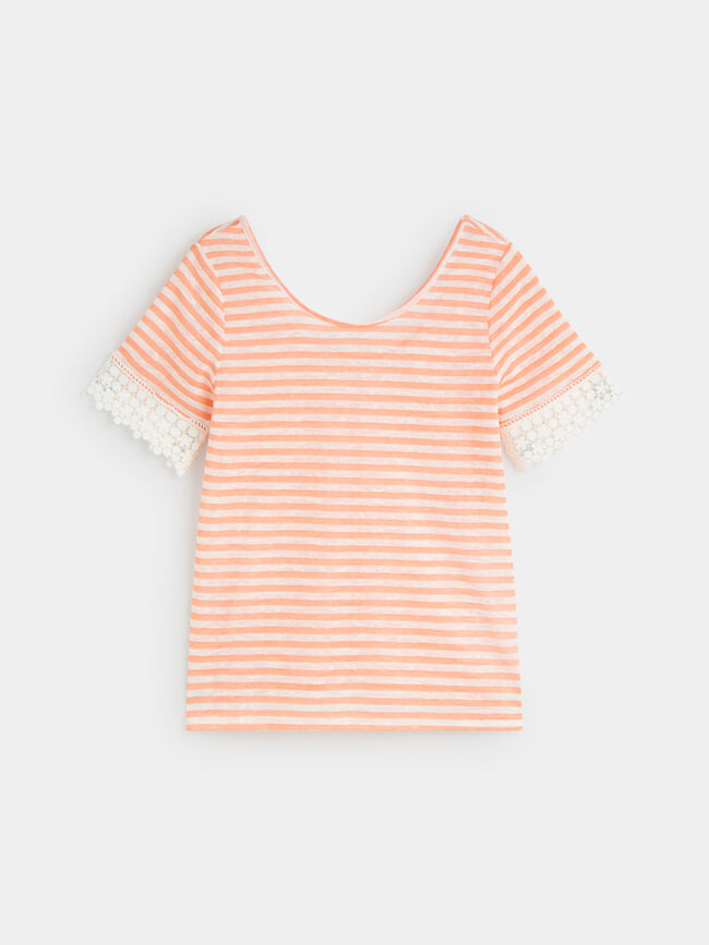 CAMISETA DETALLE MANGA Rayas 1