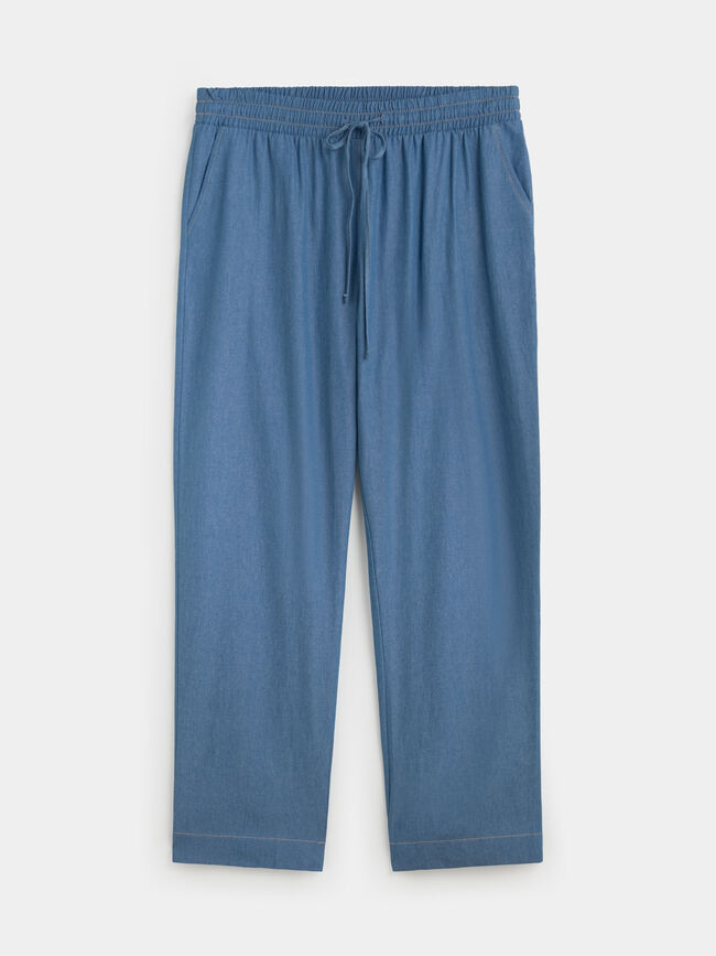JOGGER FLIDO VAQUERO Light blue