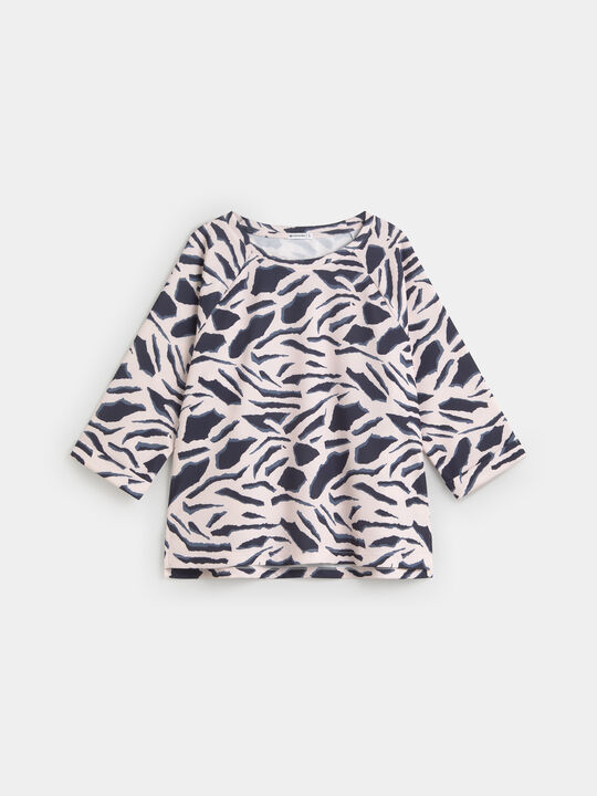 CAMISETA RANGLAN ESTAMPADA Crudo image number null