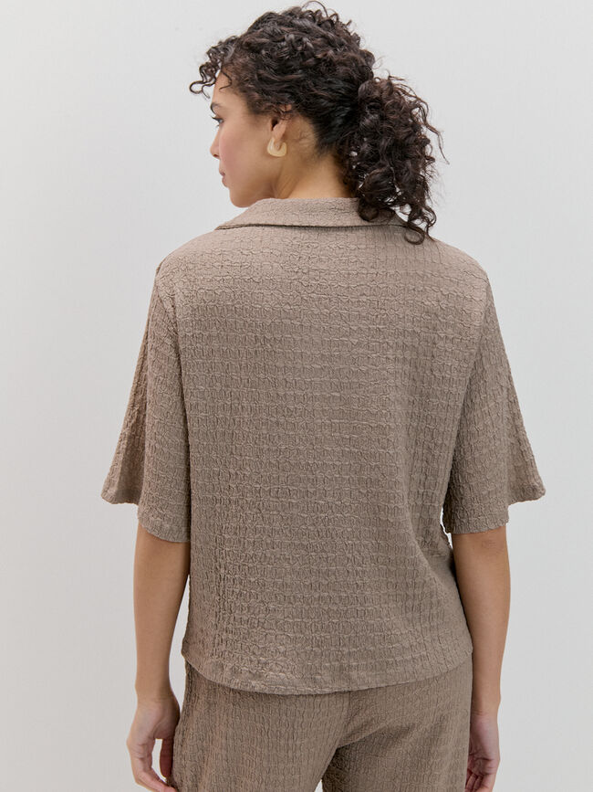 CAMISA TEXTURA Vison