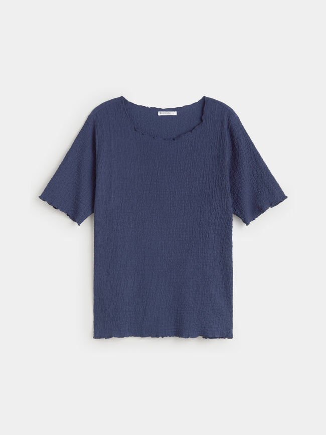 CAMISETA TEXTURA Indigo blush