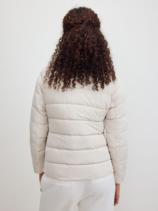 CHAQUETA ACOLCHADA ANCHA Vison image number null
