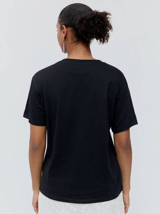 CAMISETA POSICIONAL PALMERA Negro image number null