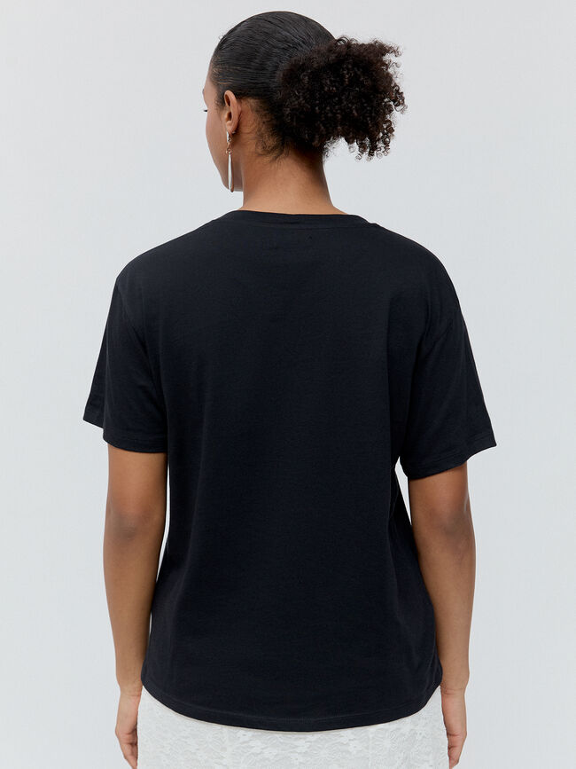 CAMISETA POSICIONAL PALMERA Negro