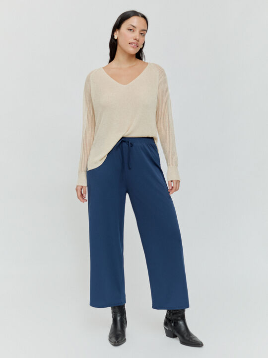 PANTALON RECTO marino claro image number null