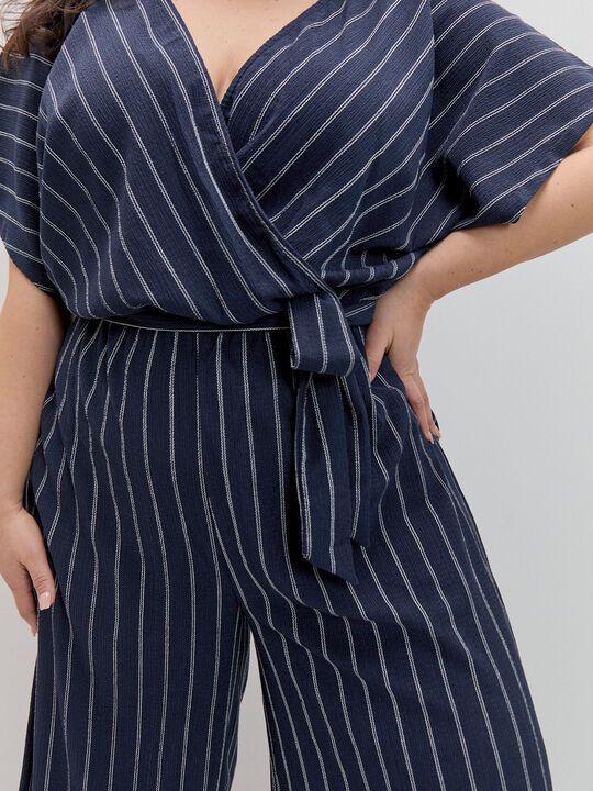 MONO RAYAS CRUZADO Azul Marino image number null