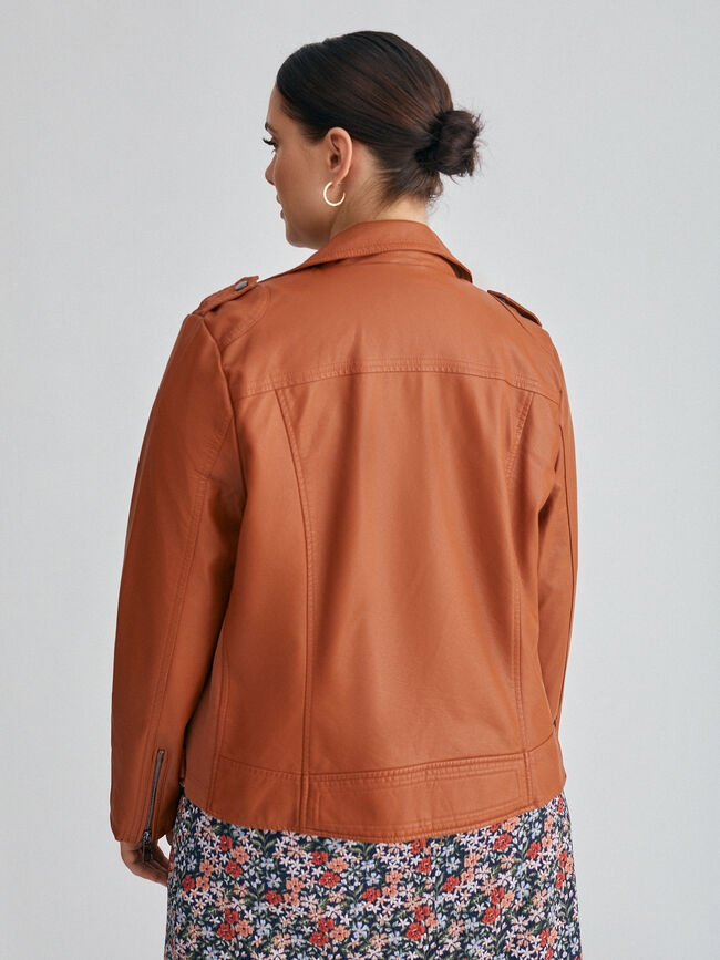 CHAQUETA ESTILO PERFECTO Marron Claro