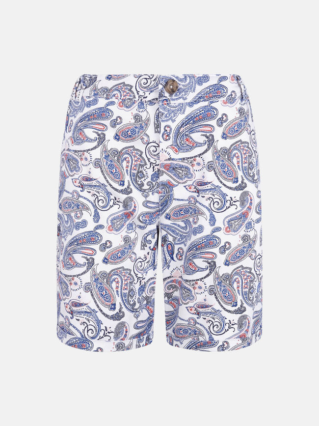 SHORT ESTAMPADO Blanco Optico
