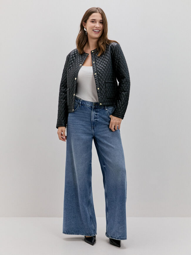 CHAQUETA ACOLCHADA Negro