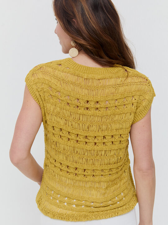 JERSEY CUELLO REDONDO Ocre image number null