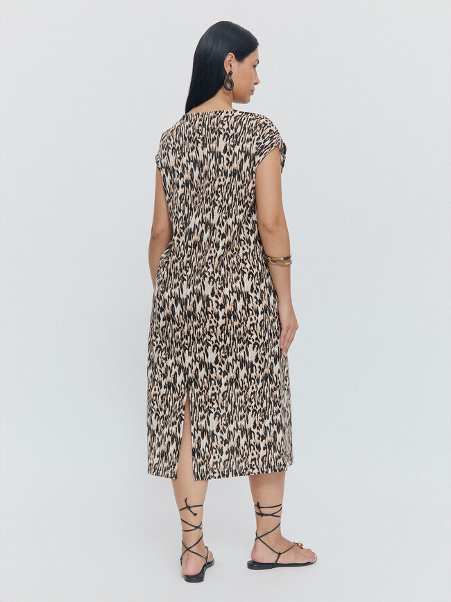 VESTIDO RECTO Estampado 1