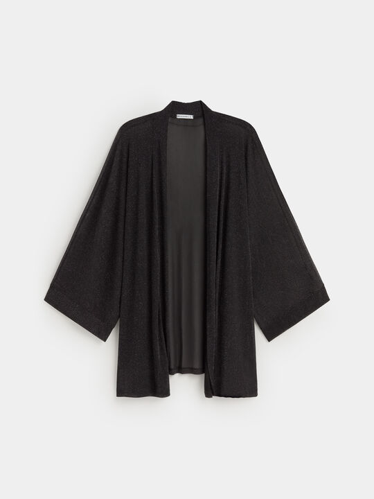 KIMONO TUL BRILLO Negro image number null