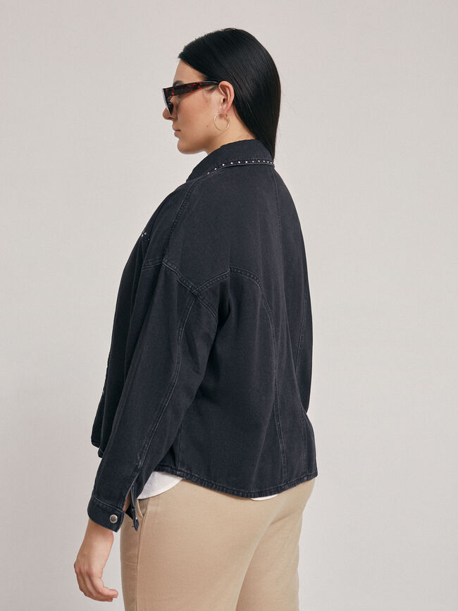 Sobrecamisa negra Black wash