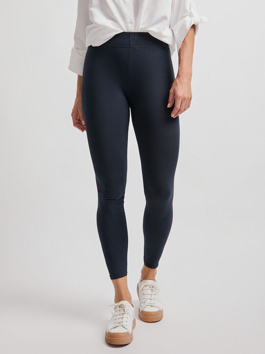 LEGGING BASICO LARGO Azul Marino image number null